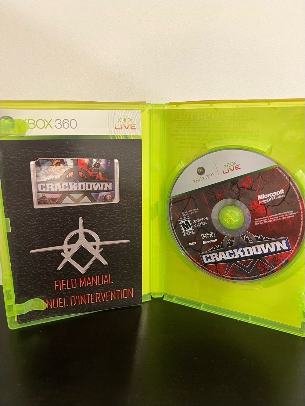 XBOX 360 Game Crackdown CIB Complete In Box Tested - Picture 3 of 4